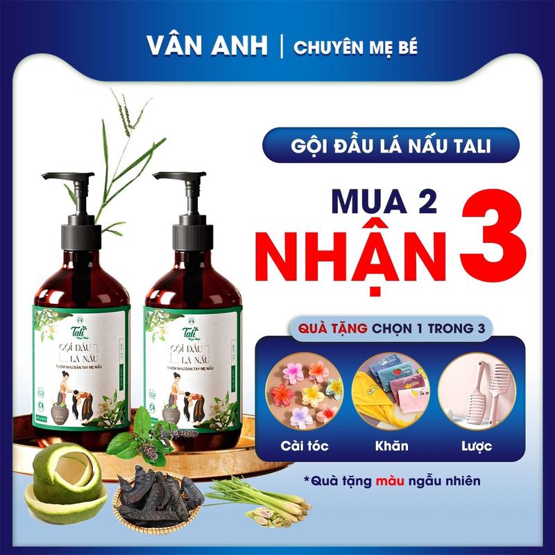 Dầu gội Lá Nấu TALI Hapi hair 5 IN 1 loại 300ml-Hỗ Trợ Giúp Kích Thích Mọc Tóc ,giảm gãy rụng tóc , giảm gàu ,nấm ngứa ,tóc suôn mượt ,cho cả nam và nữ [KÈM QUÀ] Women Dưỡng Tóc Chăm Sóc Tóc