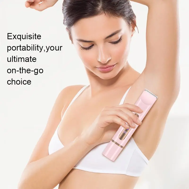 Electric Hair Trimmer, 1 Count Portable Rechargeable Hair Removal Tool for Women, Gentle Hair Removal Machine for Underarm, Bikini, Body, Face, Leg, Eyebrow 5
