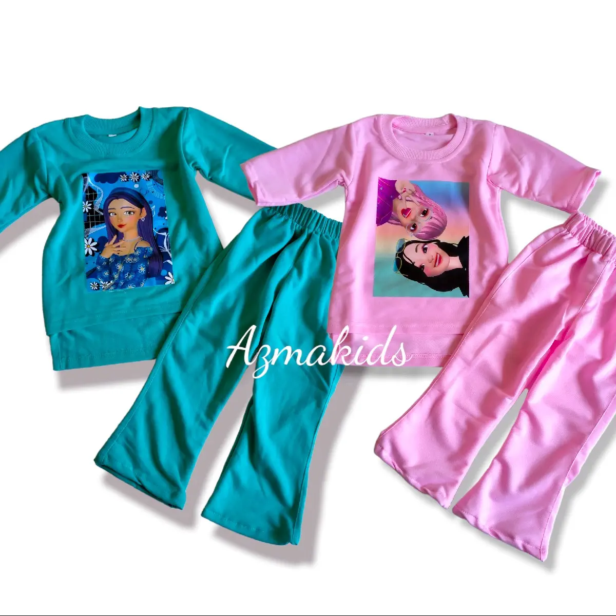 1-10Th SET ANAK VIRAL / BAJU SLEBEW/ SETELAN ANAK KEKINIAN/SETELAN ANAK PEREMPUAN