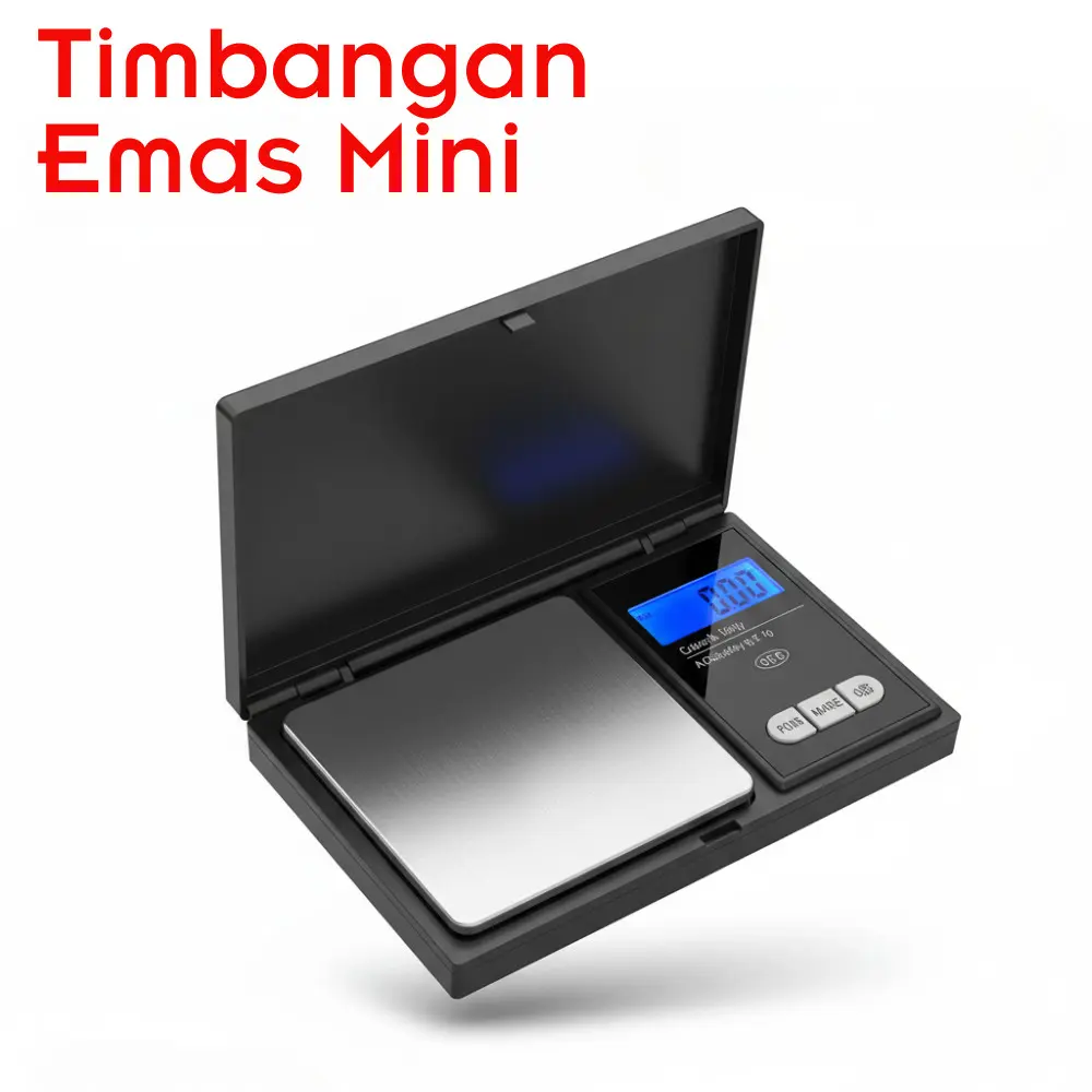 Timbangan Mini Perhiasan Emas Digital 100g 200g 300g 400g 500g 0.01g