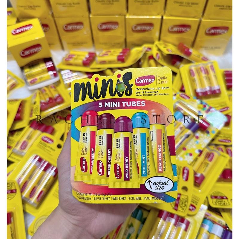 Son dưỡng môi carmex dạng tuýp 5g có mùi nhập Mỹ