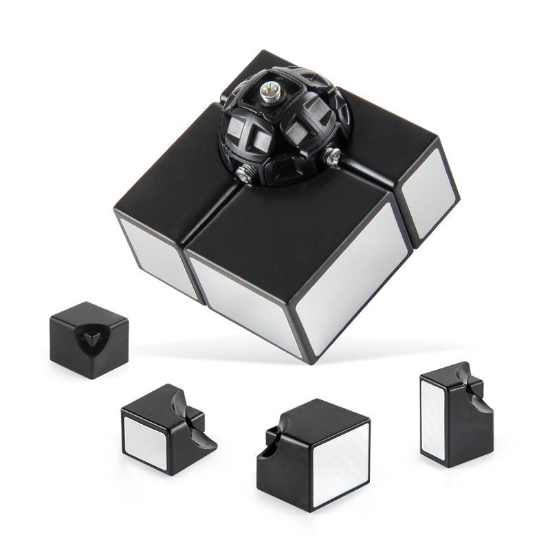 Six Pack Silver Reflective 2x2 Magic Cubes Ultra Smooth Rotation ...