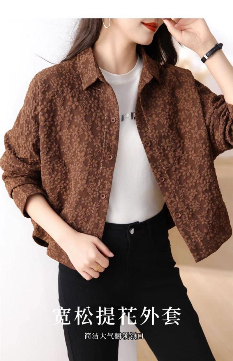 Product Introduction of Áo Khoác Ngắn Cho Nữ, Phong Cách Hàn Quốc, Hàng Mới Về, Thích Hợp Cho Mùa Xuân Và Mùa Thu, Mẹ TRUNG NIÊN Và Mẹ Nhỏ Áo Khoác Bóng Chày Thường Ngày Áo Cardigan 4