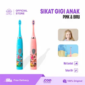 [HS] Sikat Gigi Electric Tooth Brush Waterproof Otomatis Elektrik Dewasa Pink Biru / Sikat gigi otomatis gerak / Sikat Gigi Elektrik