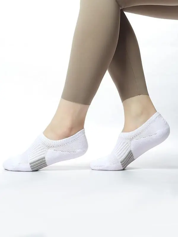 Men's Striped Pattern Anti-slip  Ankle Socks, Casual Comfortable Breathable Socks for Daily Wear, Women's Socks for All Seasons 2