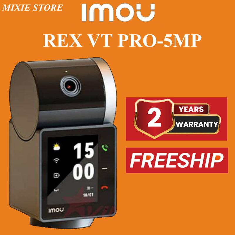 Camera Gọi Video 2 Chiều IMOU REX VT Pro 5MP 3K I Đàm Thoại Video I Có Pin 2000maH Đèn