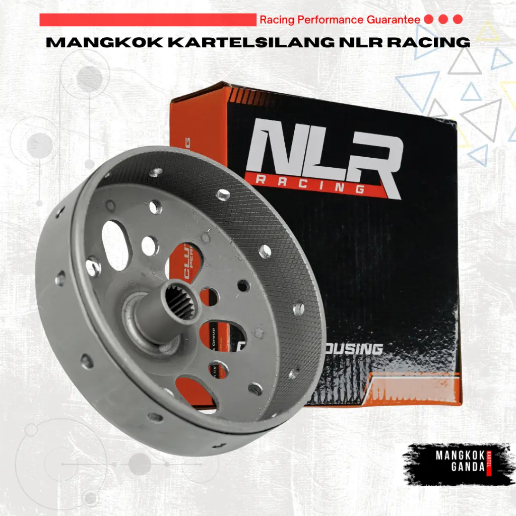 Mangkok Ganda Kartel Silang NLR RACING Untuk Semua Motor Matic yamaha dan honda anti
