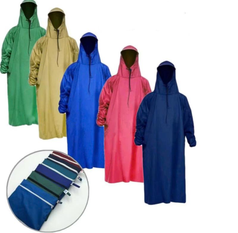 ÁO MƯA MÀU BÍT 1M4 VẢI DÙ (Hàng cao cấp xưởng)