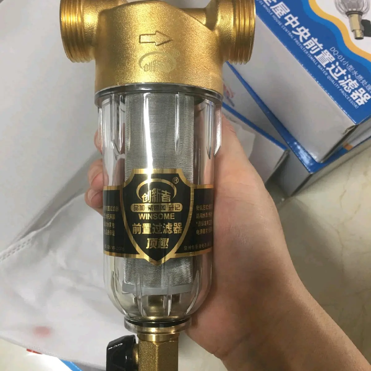 Bộ lọc nước thô đầu nguồn - xử lý nước dùng trong sinh hoạt áp ren 21 - 27 -34