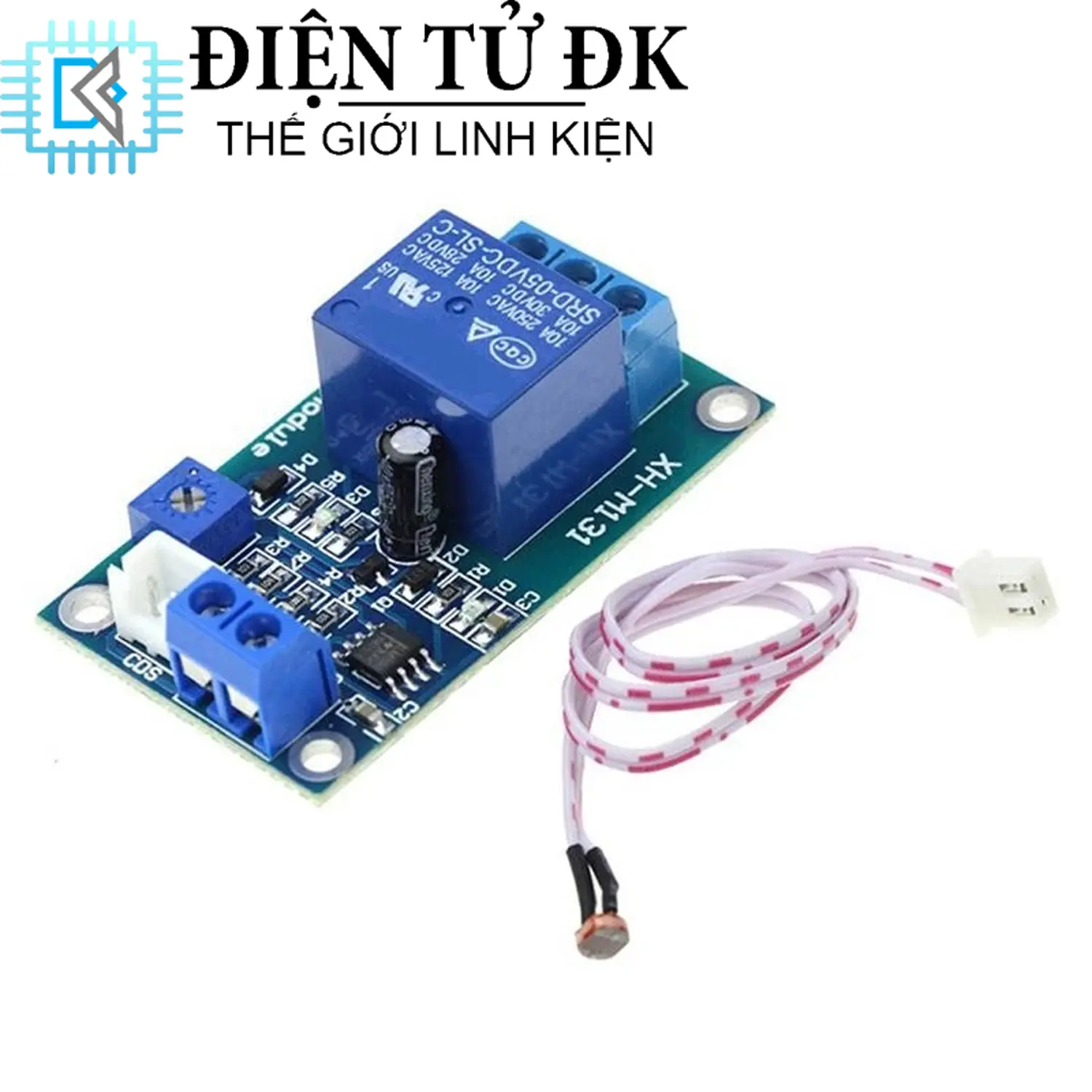 XH-M131 Cảm Biến Ánh Sáng Relay Rơ Le 12V