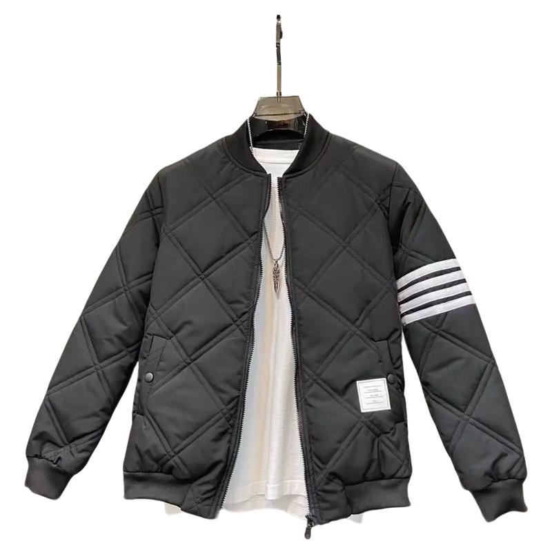 [DEAL MỞ BÁN 60K] Áo Phao Nam Thu Đông LT40 Họa Tiết Kẻ Sọc 4 Vạch - Áo 3 Lớp Dày Dặn Siêu Ấm Áp - Men's Jacket - Menswear