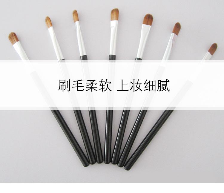 Product Introduction of 1 Piece Nail Art Black Handle Pattern Painting Brush Acrylic UV Gel Extension Coating Drawing Pen DIY Manicure Tool Nail Brush 0