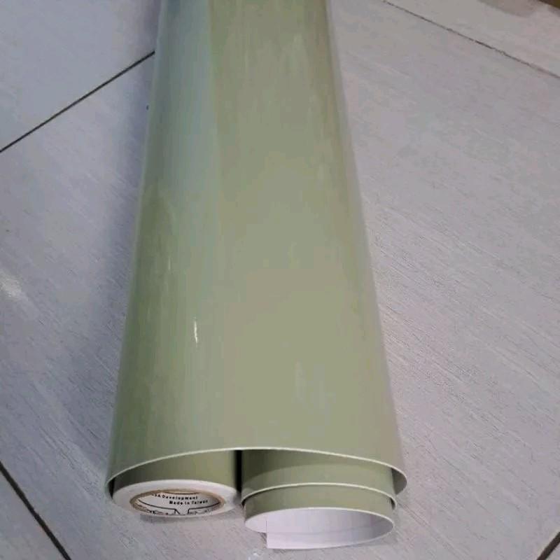 SKOTLET MOTOR STIKER HIJAU MACHA/STICKER HIJAU PASTEL/SCOTLET MOTOR HIJAU MATCHA GLOSSY 4