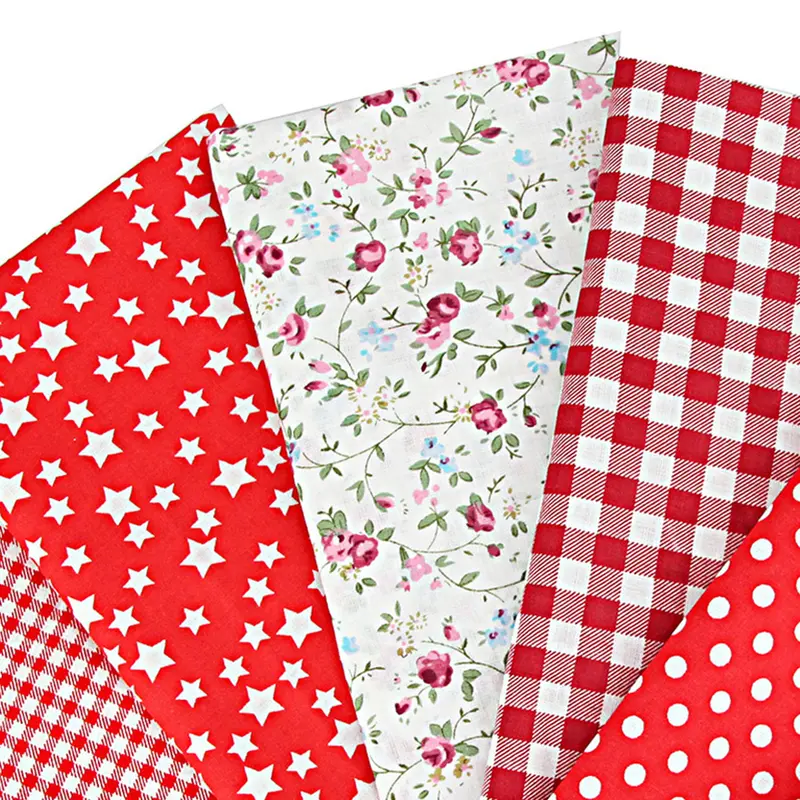 Vải Chắp Vá Tự Làm, Tr.Q-7 Cái / Bộ, Vải May Họa Tiết Hoa Đẹp Bằng Cotton, Thích Hợp Để May Mặc Tại Nhà 7