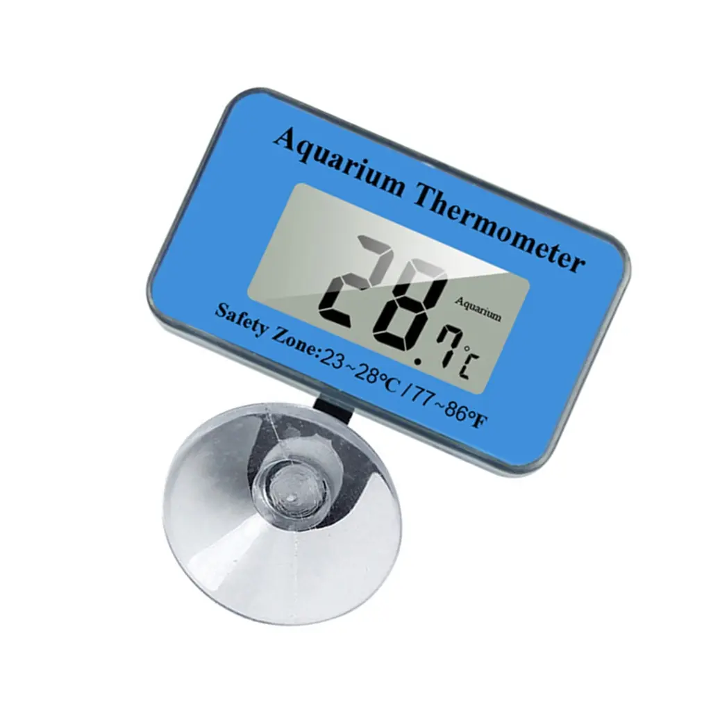 Yicai Submersible Fishank Thermometers with Suction Cup Celsiuss/Fahrenheits Display for Accurate Pet Fish Environment Control