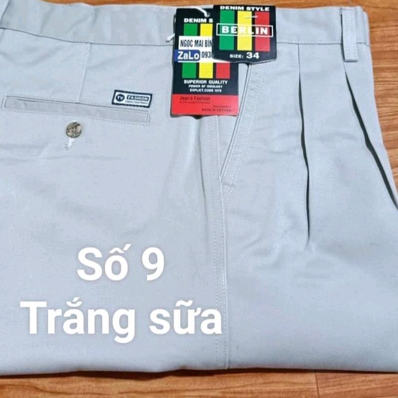 QUẦN DÀI KAKI . PHOM TRUNG NIÊN . CÓ CHÍT 2 LY 9