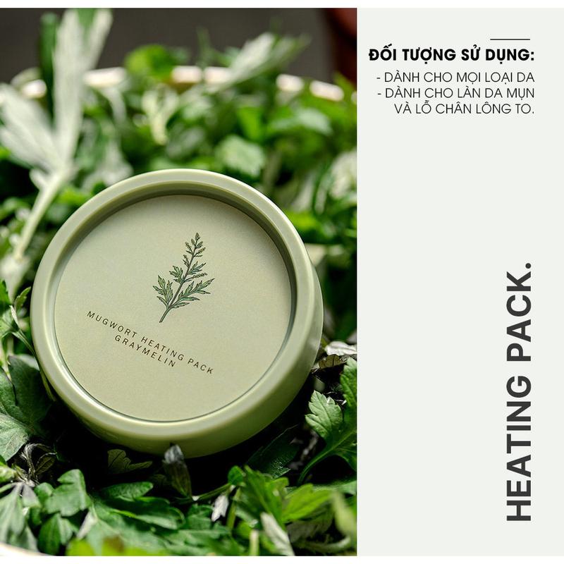 Mặt Nạ Ngải Cứu Graymelin Mugwort Heating Pack 100g Làm Sạch Da Mask Nữ 2
