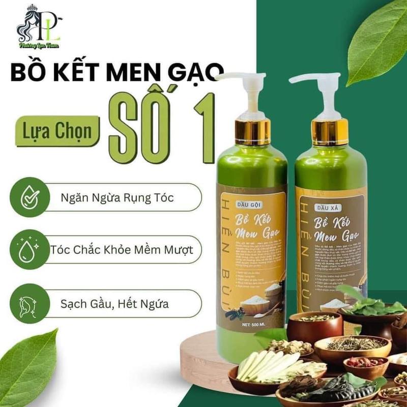 Product Introduction of Một Chai Dầu Gội Bồ Kết Men Gạo Hiền Bùi 500ml 13