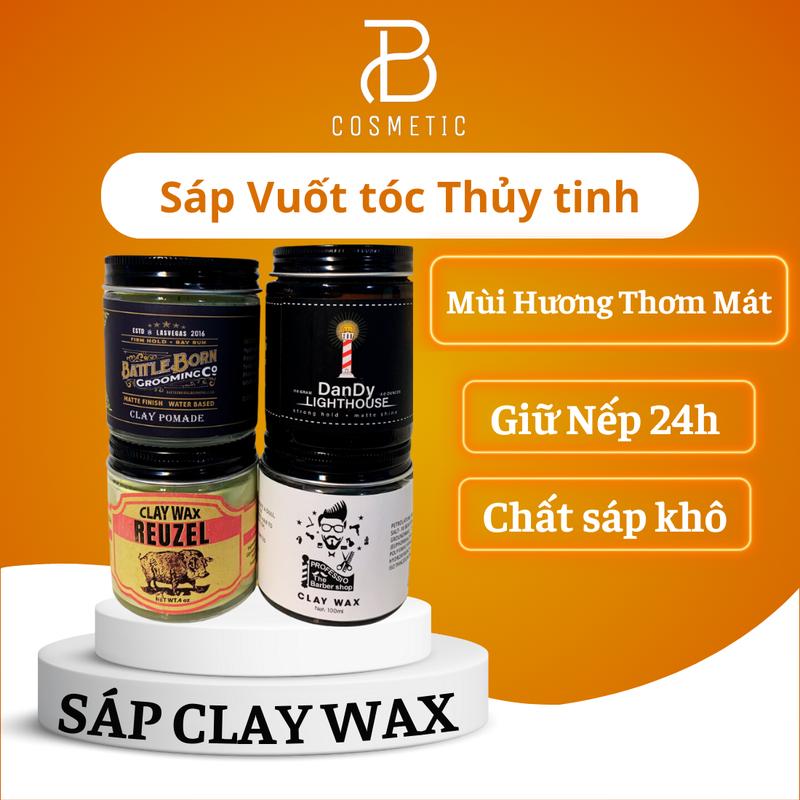 Sáp vuốt tóc nam CLAY WAX REUZEL 100g Hỗ trợ chăm sóc tóc - Giữ nếp khoảng 10 đến 12 tiếng - Hỗ trợ kiềm dầu thừa , mồ hôi
