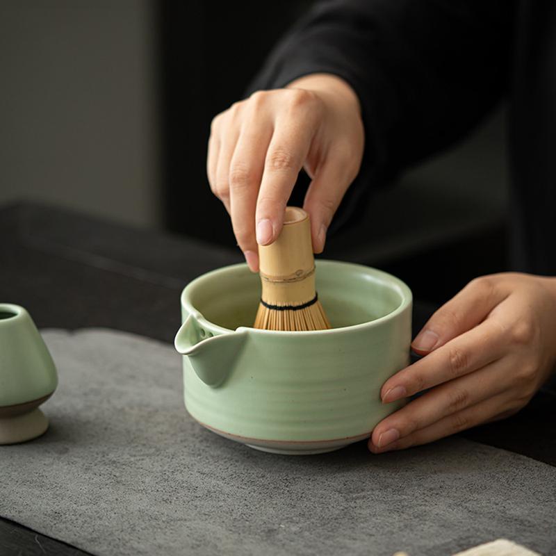 Product Introduction of Traditional Ceramic Matcha Bowl Smooth High Temperature Resistant Green Tea Maker Cup Large Capacity Tea Salad Soup Bowl for Tea Set Accessories 22