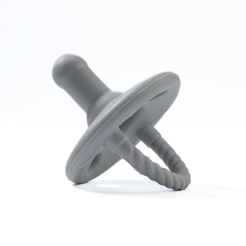 Soft Silicone Design Baby Teether with Handle, Newborn Teether, Infant Tactile Training Teething Toy, Baby Grasping Toy, Baby Tactile Training Chew Toy 7