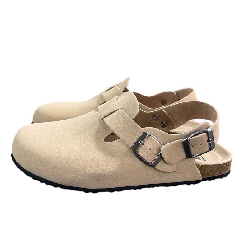 Sục Đế Quai Hậu Trấu Birken Boston - Sục Da lộn Nhân Tạo Hottrend - Sục Đế Trấu Nam Nữ Thương Hiệu BIOLINE - SGD 02