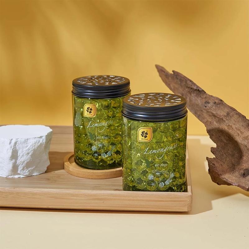Combo 3 lọ hạt thơm phòng BIFRESH hương chanh sả, hoa nhài, đào tươi , Sáp thơm phòng dạng hạt đuổi muỗi 5