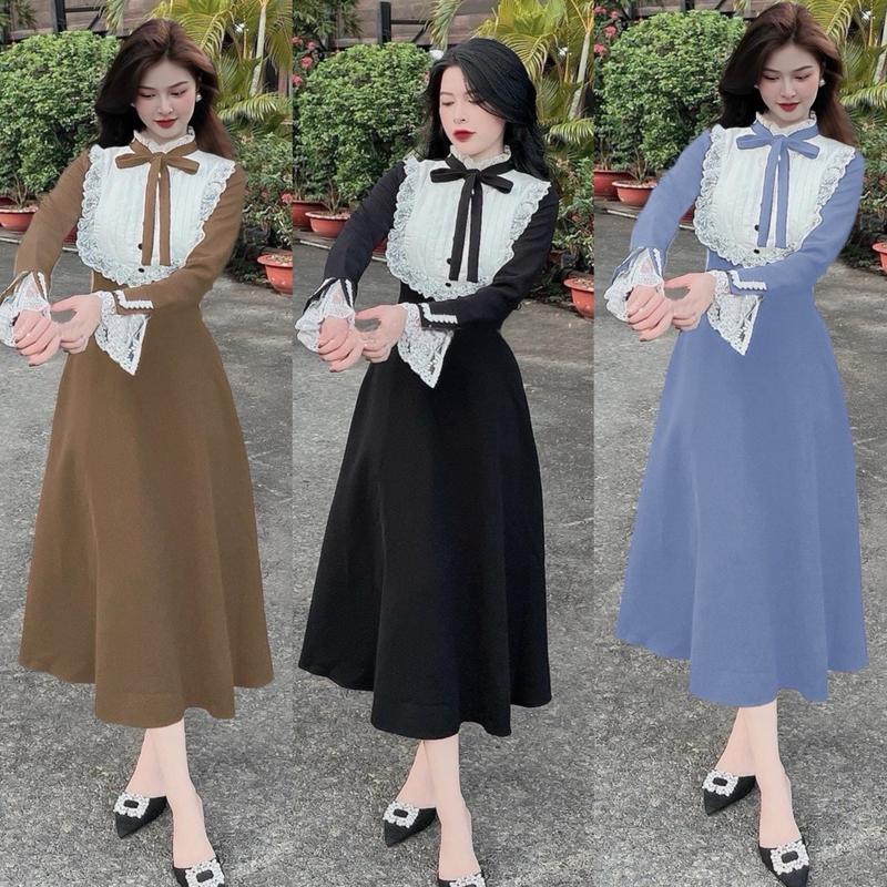 [Xả Kho] Váy Đầm Thời Trang Bigsize Thiết Kế Siêu Xinh Cho Các Nàng 50 - 100Kg Nữ Women Dress Cotton - A.1272