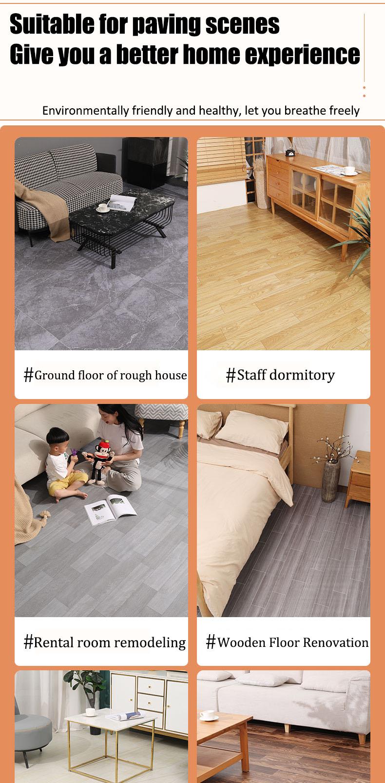 Product Introduction of DUBOR 1 piece = 1 square metersmodern pvc Linoleum flooring rubberized makapal Waterproof and fireproof vinyl per yard matting linoleum for flooring per roll Renovate for 0 pesos 13