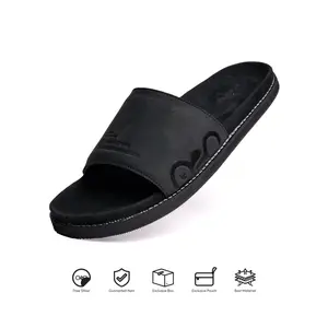 Kosong.Ltd Sandal Selop Pria - Wanita Ease Bold - Black  Sendal