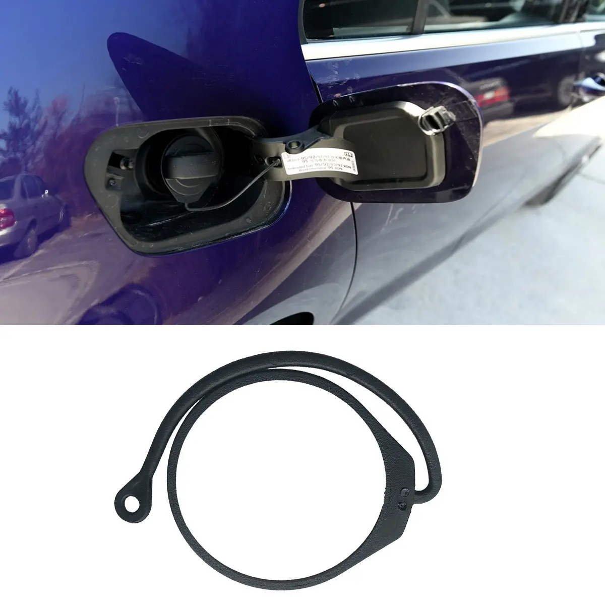 Fuel tank cap rope refueling lock  anti loss1PC for Volkswagen Audi Durable Traction Rope Band Cord Oil Cap Anti-lost Fixed Traction