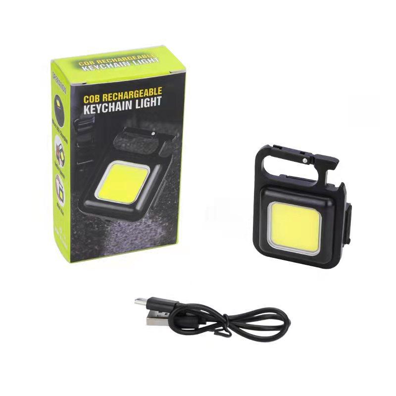 Keychain Light LED Outdoor USB Mini COB Work Light Car Repair Light Household Emergency Night Light Portable Light 9