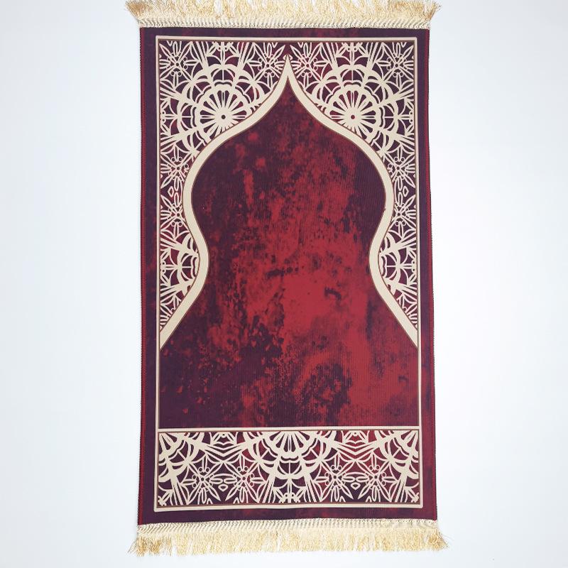 Product Introduction of Wholesale Square Solid Color Carpet Crystal Velvet Felt Thick Short Pile Printed Soft Tassel Non-Slip Floor Mat 6