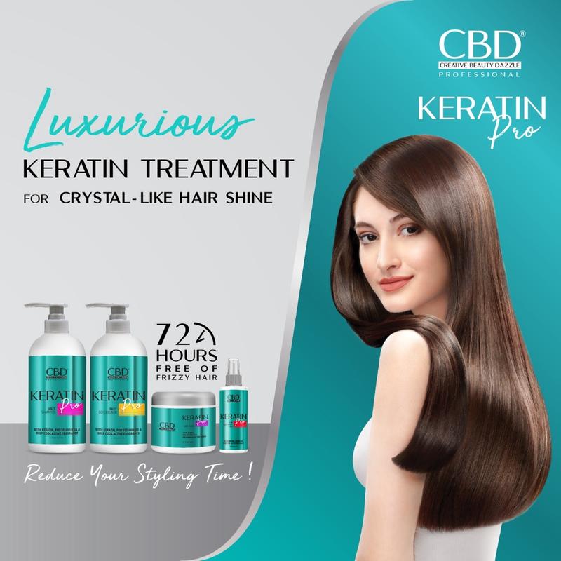 Product Introduction of CBD Professional Keratin Pro Daily Shampoo Conditioner Hair Mask Hair Vitamin Spray - Nutrisi Perawatan Kulit Kepala Rambut 32