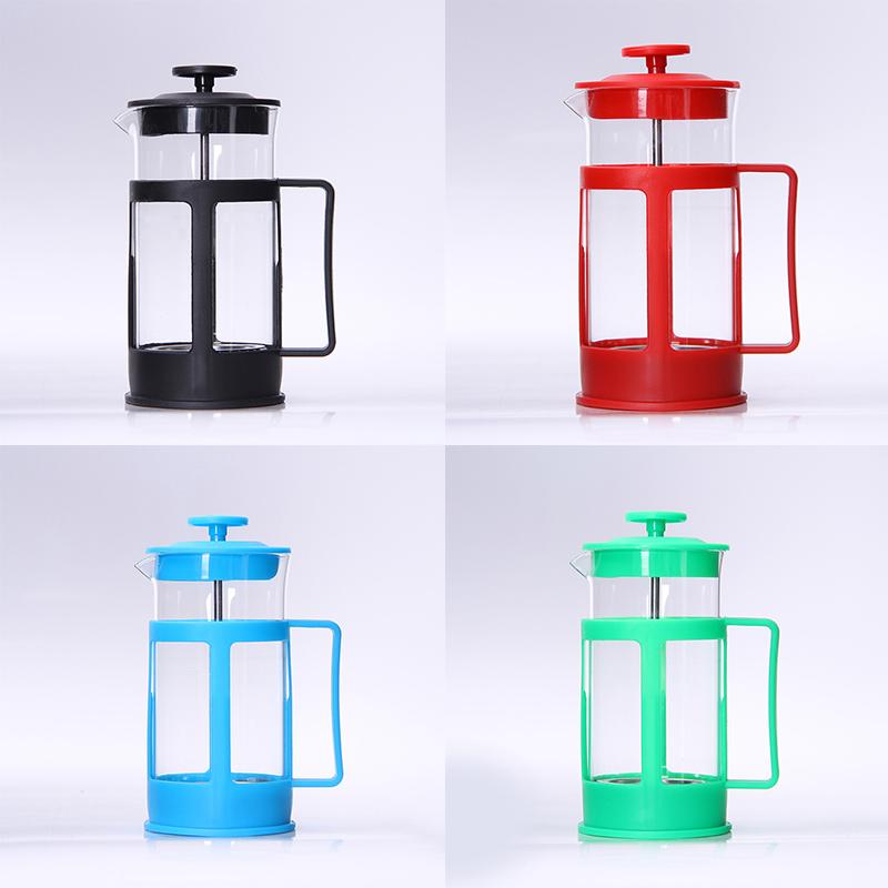 Product Introduction of Plastic French Presses Pot Coffee Maker Filter Coffee Pot Household Moka Coffee Machine Coffee Pot Percolator Tool 1