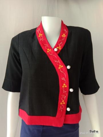 Product Introduction of เสื้อผ้าพื้นเมือง#ผ้าฝ้ายชินมัย#แบบปีนโค้ง คอกลม ผู้หญิง Clothing 9