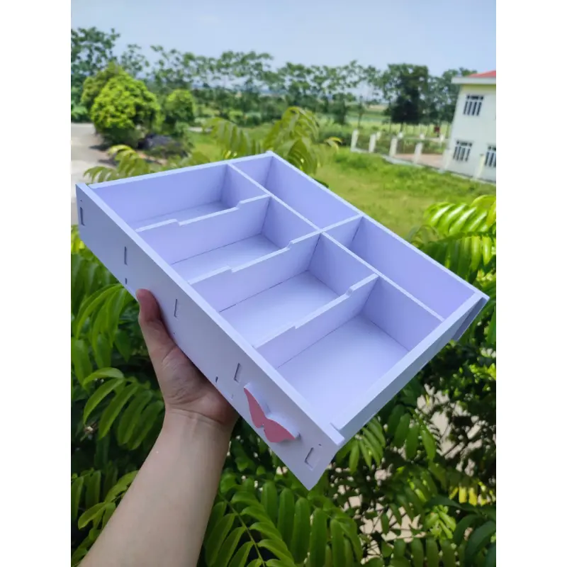 KKOALKSHOP Hộp đựng tiền K15, khay chia tiền quầy thu ngân, hộp chia tiền 2