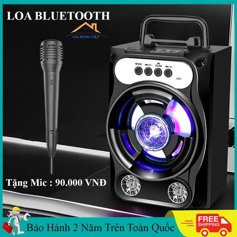 Loa bluetooth hát karaoke mini, âm thanh HIFI cực hay - Tặng Kèm Micro Karaoke. Bảo hành 24 tháng, lỗi đổi mới 7 ngày. Củ Loa Nghe Nhạc