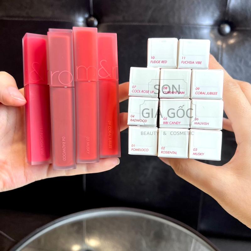 Son Romand Blur Fudge Tint 5g (son kem lì full 8 màu)