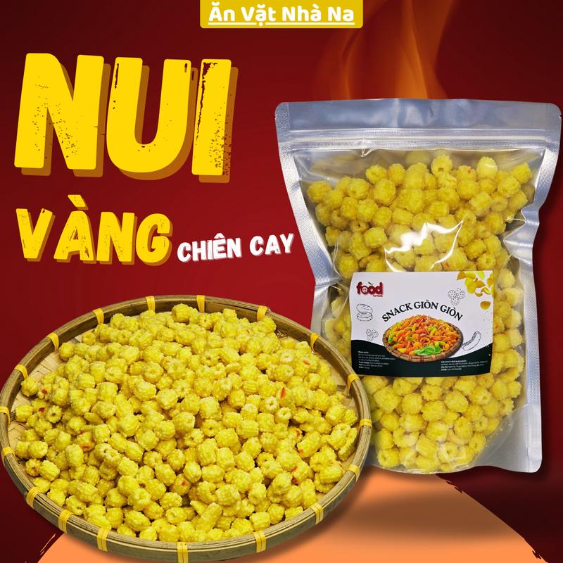  Nui Sấy Giòn Tẩm Vị Nui Vàng Chiên Bơ Ngọt Cay Đậm Vị Thức Ăn Food Ăn Vặt 