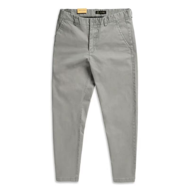 Quần kaki  Hàn Quốc  Form slim trẻ trung lịch lãm Nam Menswear Có Túi Pants Kem quan big