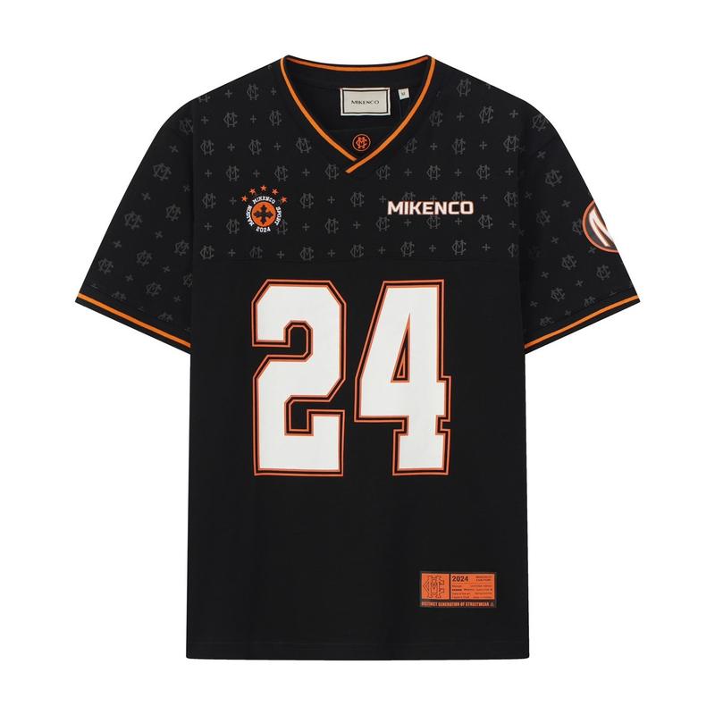  Áo Phông 24 MONOGRAM SPORTY MIKENCO chính hãng ngắn tay Menswear Nam Tee Cổ Tròn Top Áo Thun V-Neck áo  mikenco áo  mikenco số 