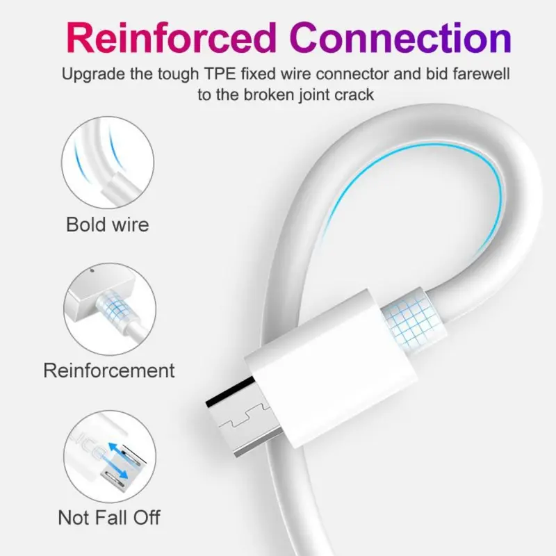 Cáp USB Micro, 5A, Sạc Nhanh, Dây Sạc, Tương Thích Với Điện Thoại Di Động Android, Samsung S7, Huawei, Xiaomi, Máy Tính Bảng Phone 1