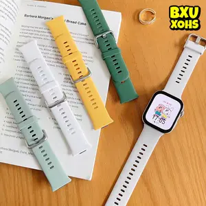 [Tali Jam Tangan] Sport Soft Silicone Strap for Huawei Watch Fit 4/Huawei Watch Fit 4 Pro/Huawei Watch Fit 3 Rubber Replaceable Band Belt Bracelet Wristband Accessories Smartwatch for Huawei Watch Fit 4/Huawei Watch Fit 4 Pro/Huawei Watch Fit 3