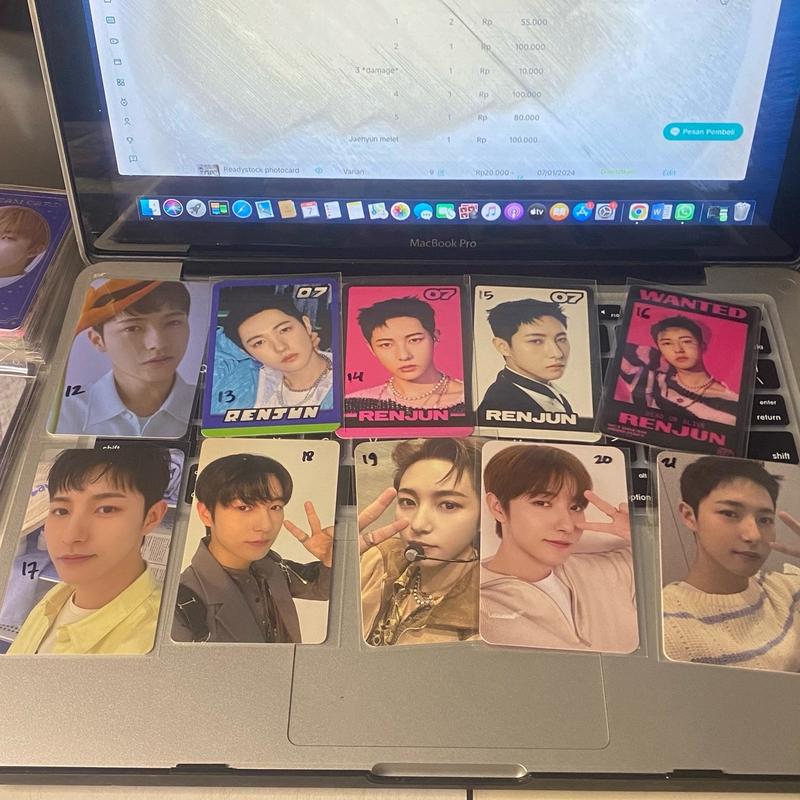 Readystock photocard Renjun NCT official 1