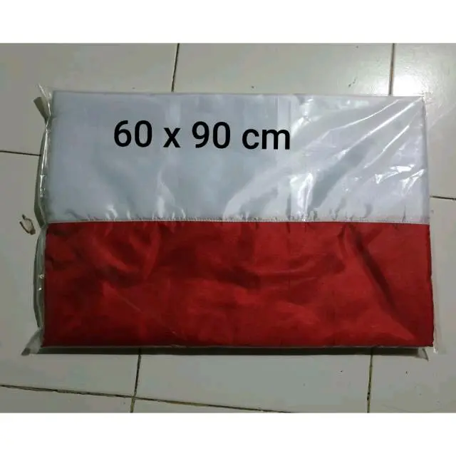 (isi 10 pcs) bendera merah putih standart ukuran 60x90cm