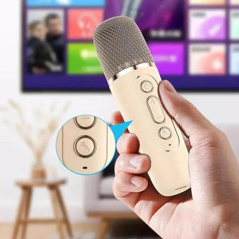 Bluetooth speaker mini portable karaoke microphone wireless Bluetooth integrated Audio Smartphone 5