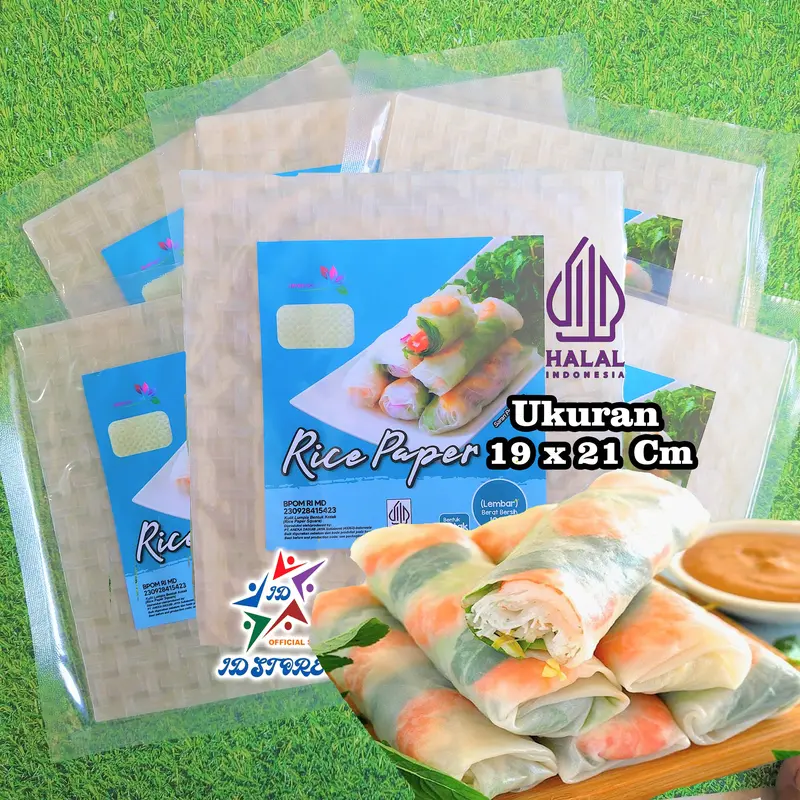 Kulit Lumpia Rice paper 10 Lembar java super food Frozen 3