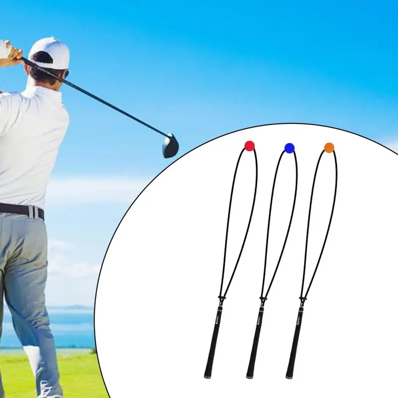Dụng Cụ Hỗ Trợ Tập Xoay Golf, Có Thể Điều Chỉnh, Để Chỉnh Tư Thế Xoay Dây Đàn Hồi 2