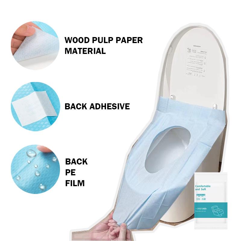 Flushable Disposable Toilet Seat Cover Paper Travel Portable - TikTok ...